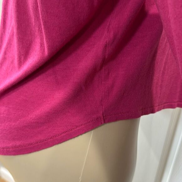 VINCE LONG SLEEVE T-SHIRT FUSCHIA. - Picture 4 of 7